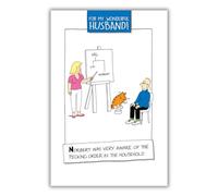 Cards Norbert & Val, Husband Birthday, Norbert Was Very Aware of The Pecking Order in The Household Birthday Husband, Funny Birthday Husband