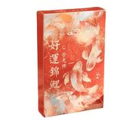 Cards Poker Good Luck Fish Pattern Desk Game