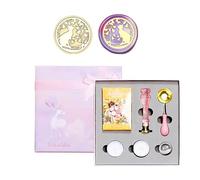 Cards Sealing Waxes Stamp Head With Long Handle Seal Gift Waxes Seal Set For Party Invitation Card Wrap Envelope Sealing Wax Set