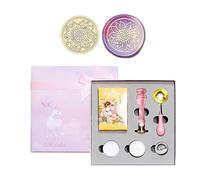 Cards Sealing Waxes Stamp Head With Long Handle Seal Gift Waxes Seal Stamp Set For Party Invitation Card Wrap Envelope Sealing Wax Beads Set