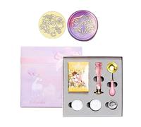 Cards Sealing Waxes Stamp Head With Long Handle Seal Gift Waxes Seal Stamp Set For Party Invitation Card Wrap Envelope Sealing Wax Beads Set