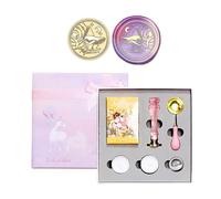 Cards Sealing Waxes Stamp Head With Long Handle Seal Gift Waxes Seal Stamp Set For Party Invitation Card Wrap Envelope Sealing Wax Beads Set