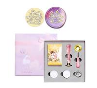 Cards Sealing Waxes Stamp Head With Long Handle Seal Gift Waxes Seal Stamp Set For Party Invitation Card Wrap Envelope Sealing Wax Beads Set