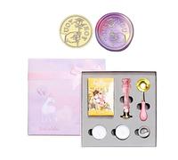 Cards Sealing Waxes Stamp Head With Long Handle Seal Gift Waxes Seal Stamp Set For Party Invitation Card Wrap Envelope Sealing Wax Beads Set