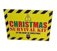 cards with more, Christmas Survival Kit Greeting card WARNING Christmas in progress warning sign on reverse a unquestionably unique Christmas Card