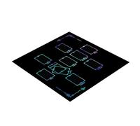 Cardtarot tablecloth altar cloth sacred table tapestry easy to use tarot card cloth