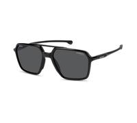 Carduc 042 Double Bridge Square Sunglasses - male - Carrera - Sunglasses - Black - 55 MM - Accessories 55 MM