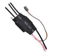 cardyven 60A Watercooled Brushless ESC for RC Boats, High Speed Electric Speed Controller with 5V/3A UBEC for 2-4S LiPo 6-18S NiMH Programmable Throttle Brake Timing