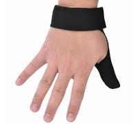 cardyven Bowling Thumb Saver Protector Glove,Thumb Stabilizer,Right Left Thumb Guard Lightweight Thumb Sock with Hook and Loop for Bowling Ball,11 X 3.2cm / 4.3 X 1.3inch(Black)