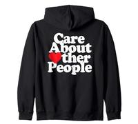 Care About Other People| Heart Equality Zip Hoodie
