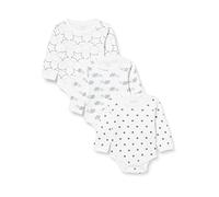 Care Baby Body Langarm aus 100% Baumwolle (3er Pack)