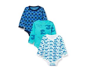Care Baby Body Langarm aus 100% Baumwolle (3er Pack)