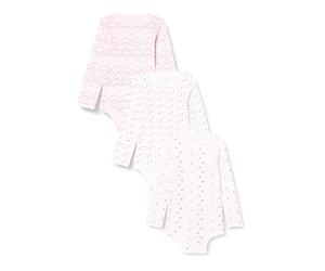 Care Baby Body Langarm aus 100% Baumwolle (3er Pack)
