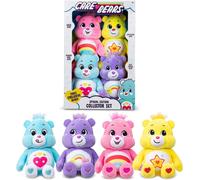 Care Bears Basic Fun Treasure Box: Set of 4 Beanie Plush Toys, Soft & Cuddly, Perfect for Collecting & Play, Suitable for Boys & Girls Ages 3+