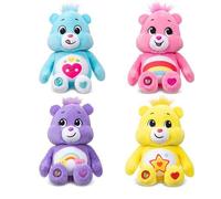 Care Bears Basic Fun Treasure Box: Set of 4 Beanie Plush Toys, Soft & Cuddly, Perfect for Collecting & Play, Suitable for Boys & Girls Ages 3+