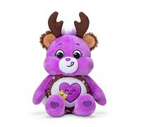 Care Bears 22cm Bean Plush - Take Care Deer, Collectable Cute Soft Toy, Reindeer Cuddly Toy for Boys and Girls, Small Care Bear Teddy, Plushie for Children Ages 4 5 6 7 +, Purple with Antlers