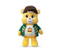 Basic Fun Care Bears x Wicked 22cm Plush - Funshine Bear as the Scarecrow - Collectible Soft Toy from the Care Bears x Wicked Collaboration, Gelb