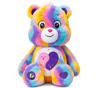 Basic Fun Care Bears Friend Forever Bear Medium Plush Toy 35 cm - Eco-Friendly Collectable Cuddly Bear with Heart Belly Badge for Girls and Boys Aged 4+