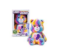 Basic Fun Care Bears Friend Forever Bear Medium Plush Toy 35 cm - Eco-Friendly Collectable Cuddly Bear with Heart Belly Badge for Girls and Boys Aged 4+