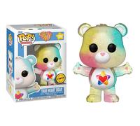 CARE BEARS 40TH CHASE GLITTER TRUE HEART BEAR 3.75" POP VINYL FIGURE FUNKO 1206