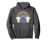 Care Bears 82 Rainbow With Share Bear And Cheer Bear Pullover Hoodie