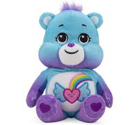 CARE BEARS - 9inch (22cm) BEAN PLUSH TOY - GLITTER DREAM BRIGHT BEAR NEW