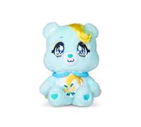 Care Bears Basic Fun 35cm Kindness Keepers Plush - Wish Bear Eco-Friendly Soft Toy with Cute Expression & Belly Badge - Adorably Collectible Plush for Kids & Fans
