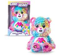 Basic Fun Care Bears 35cm Plush - Caring Colours Bear from the Cozy Collection - Soft Huggable Toy with Embroidered Details - Gift for Kids Ages 4+