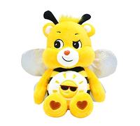 Care Bears - Basic Fun Bumble Bee Bear 22cm Bean Plush - Collectable Soft Toy with Crinkly Wings & Sun Belly Badge, Cuddly Gift for Kids Aged 4+, Ideal for Girls & Boys, 9"