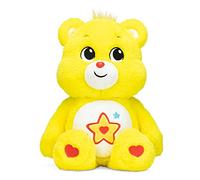 Care Bears - Basic Fun Superstar Bear Medium Plush - 35cm Soft Cuddly Toy with Star Belly Badge, Vibrant Colours, for Kids & Collectors Ages 4+