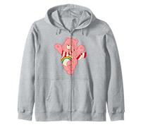 Care Bears Beary Christmas Cheer Bear Happy Greetings Zip Hoodie