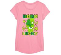 Care Bears Born Lucky Good Luck Bear T-Shirt, Girls, Pink, Large