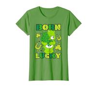 Care Bears Born Lucky Good Luck Bear T-Shirt, Women, Grass Green, Large