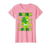 Care Bears Born Lucky Good Luck Bear T-Shirt, Women, Pink, Large
