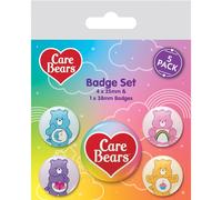 Care Bears Characters Badge Set (Pack of 5) Care Bears Multicolor