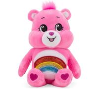 Care Bears | Cheer Bear Glitter 22cm Bean Plush | Collectable Cute Plush Toy, Cuddly Toys for Children, Soft Toys for Girls and Boys, Cute Teddies Suitable for Girls and Boys Ages 4+ | Basic Fun 22481