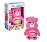 WOW! STUFF Care Bear Cheer Palm Puppetronic, Feature Plush Interactive Soft Toy, Talking Plush with Sounds and Actions, Head Touch Sensor, Moving Eyes Mouth and Head, Ages 6 Plus