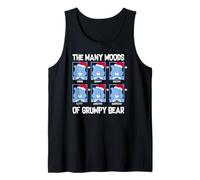 Care Bears Christmas The Many Moods of Grumpy Bear Chart Tank Top