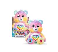 Basic Fun Care Bears 35cm Colour Splash Plush - Togetherness Bear Eco-Friendly Soft Toy with Bright Belly Badge - Vibrant Collectible for Kids & Fans