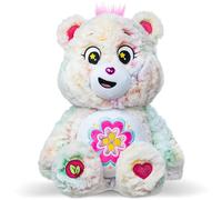 Basic Fun Plush Toy - Care Bears Blossom Heart Bear - 35 cm Medium - Eco Friendly