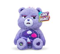 Basic Fun Plush – Stormy Heart Bear (Cozy Collection) 35cm/14" Super Soft, Belly Badge, Purple
