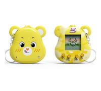 Care Bears Digital Pet - Funshine Bear Cyber Pet with Care Features, 1.4” Inch Screen, Handheld Interactive Virtual Pets for Kids, Collectible Electronic Toy, Battery Included