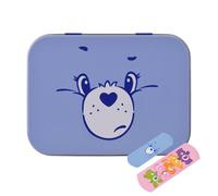 Care Bears First Aid Plasters in Metal Tin Box, Two Sizes with Cute Care Bears Design, Easy Removal & Skin-Friendly, Breathable Adhesive, 24 Plasters