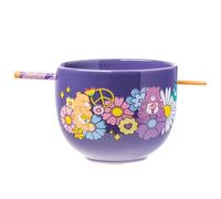 Care Bears Flower Power 20-Ounce Ceramic Ramen Bowl With Chopsticks