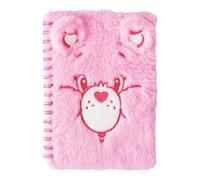 Care Bears Fluffy Notebook - Officially Licensed Care Bears Product | Soft Fluffy Cheer Bear Cover • A5 Spiral Notebook With 160 Lined Pages • Cute Care Bears Stationery Gift For Fans