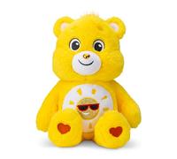 Care Bears , Funshine Bear 35cm Glitter Belly Plush , Collectable Cute Plush Toy, Cuddly Toys for Children, Soft Toys for Girls Boys, Cute Teddies Suitable for Girls and Boys Ages 4+ , Basic Fun 22133