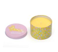 Care Bears Funshine Bear Mandarin & Coconut Scented Printed Tin Candle in Yellow | Size: Small Care Bears Yellow Small
