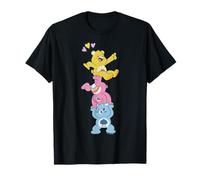Care Bears Funshine Cheer Grumpy Bear Heart Stacked Trio T-Shirt