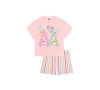 Care Bears Girl's Short Sleeve Pyjama Set in Pink | Size: 2-3 Years Care Bears Pink 2-3 Years