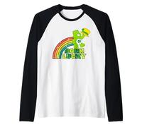 Care Bears Good Luck Bear Born Lucky St. Patrick's Day Raglan Baseball Tee